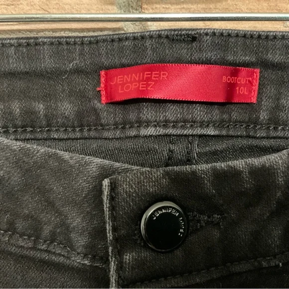 Jennifer Lopez Black Bootcut Jeans 10 Long - Picture 2 of 6